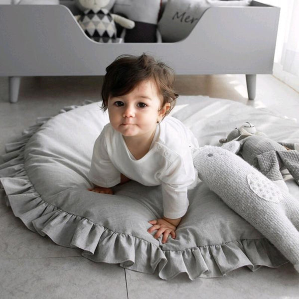Baby Toys Mat Kids Rug Baby Play Mat Newborn Padded Children' Mat Soft Cotton Crawling Mats Round Carpet Room Decor For Baby