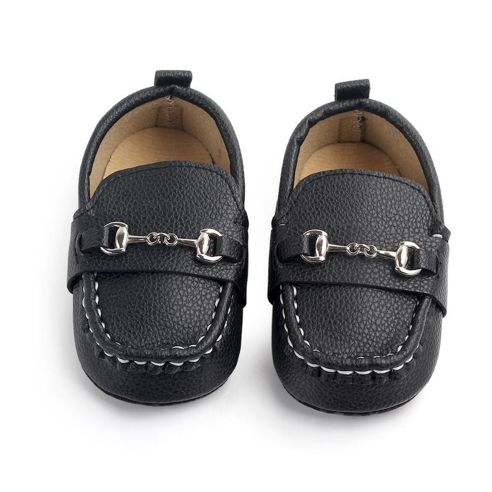 Leather Baby Shoes Fashion Infant Boys Girls Anti-slip Soft Sole Newborn First Walkers Luxury Shoes Design For Kids