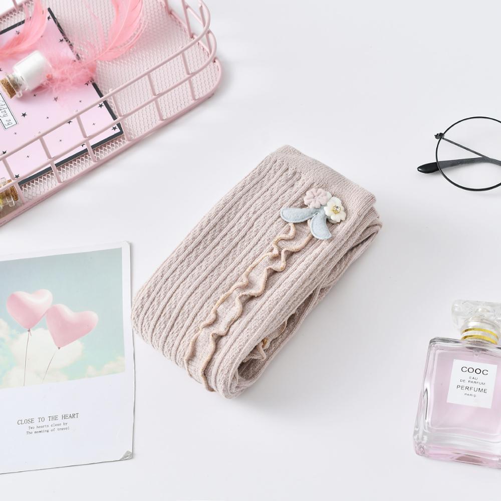 Cute Rabbit Colorful Skinny Trouser Baby Girls Comfortable Knitting Leggings Pants for Kids