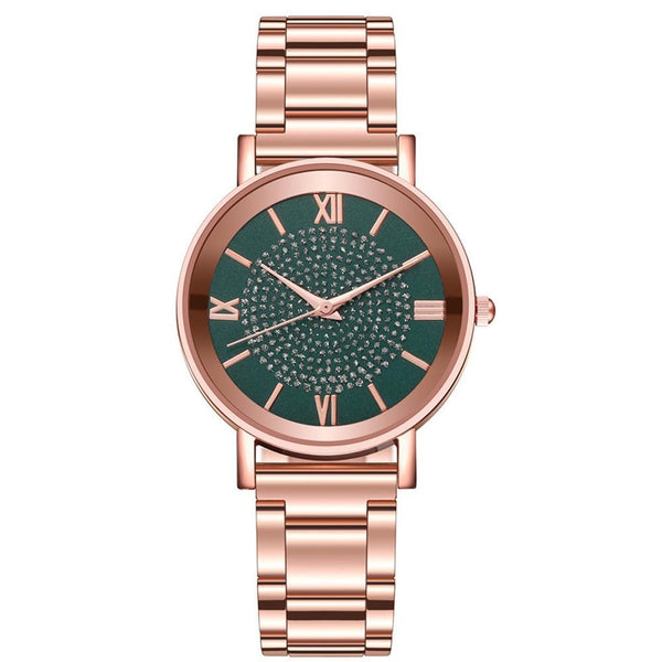 New STEVVEX Women Watches 2020 Trend Luxury Style Diamond Rose Gold Ladies Wrist Watches Magnetic Women Bracelet Watch For Women and Girls