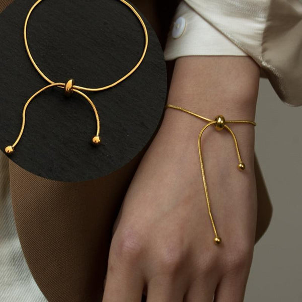 New Handmade Imitation Pearls Gold Metal Link Chain Bracelets for Women Girl Summer Party Luxury Jewelry Gift