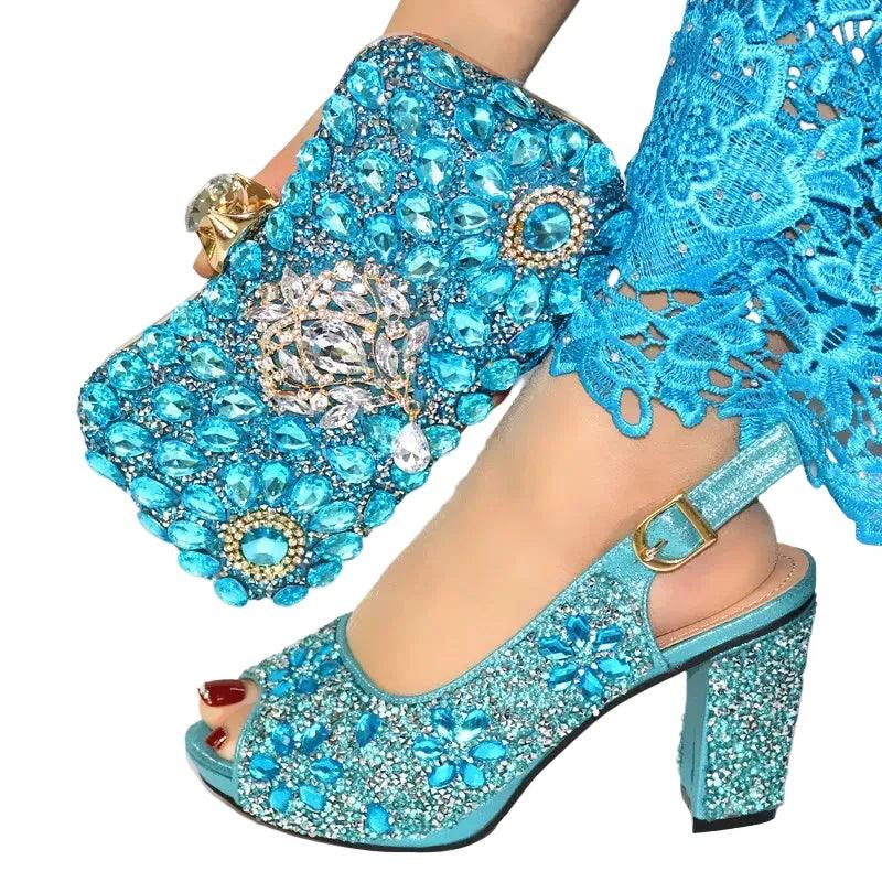 Women's Shoes and Bags To Match Set EDN104