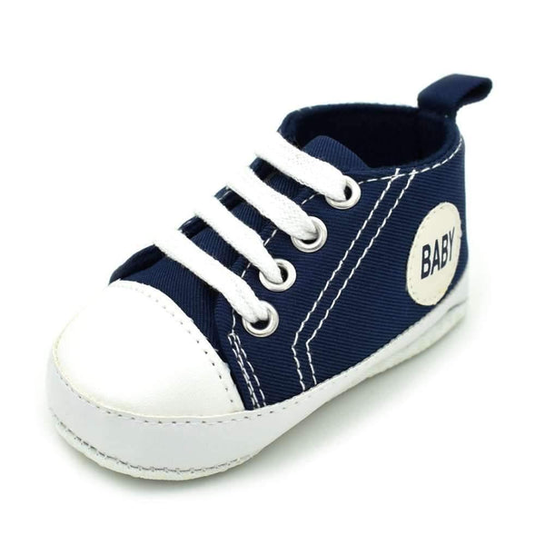 Classic Canvas Newborn Baby Boys Girls First Walkers Toddler Soft Sole Anti-slip Sneakers