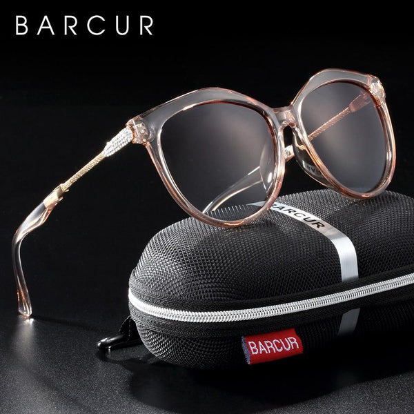 Polarized Cat Eye Sunglasses Women Gradient Round Sun glasses for Women oculos lunette de soleil femme