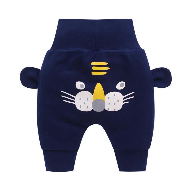 New Baby Fashion Long Pants Cartoon Animal Printing Baby Trousers Kid Wear Baby Pants  For Kids