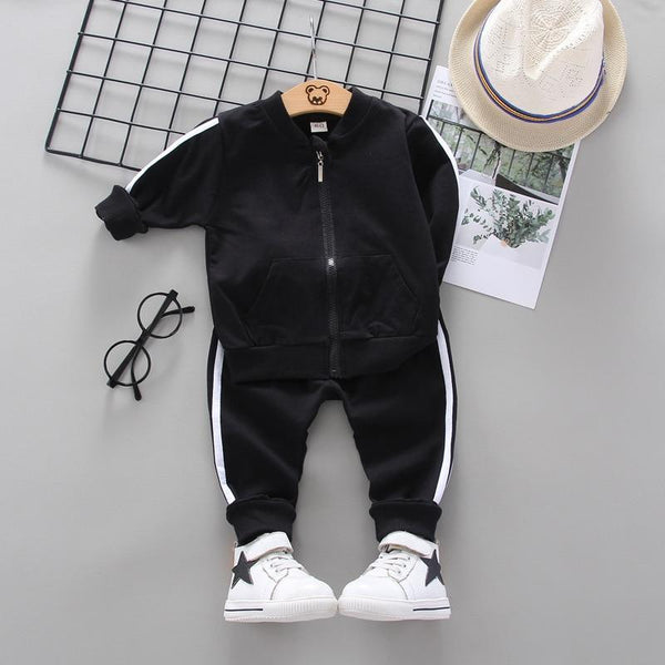 Baby Boys Costume Letter Tracksuit Tops Pants 2PCS Children Boy spring Outfits In Modern Sport Deisgn Made for Kids