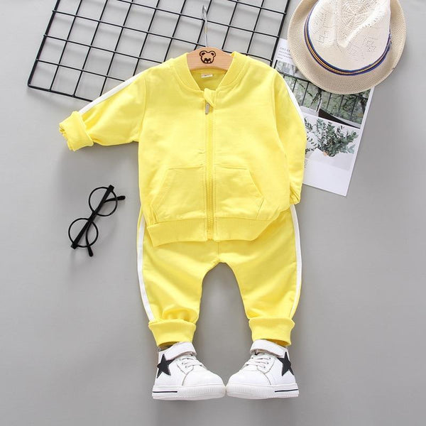 Baby Boys Costume Letter Tracksuit Tops Pants 2PCS Children Boy spring Outfits In Modern Sport Deisgn Made for Kids