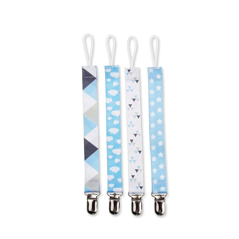 4PCS/SET Infant Pacifier Clips Holder Clip Nursing Teether Clip Nipple Holder Baby Pacifier Clip Soother Holder for Pacifier for Kids and Baby