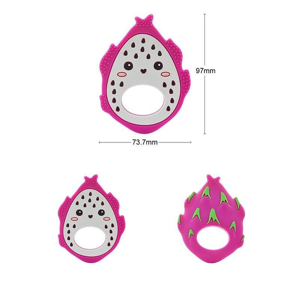 Baby Teethers Cartoon Animal Baby Teething Toy Penguin Silicone Teether Unicorn Pendant Raccoon Accessories