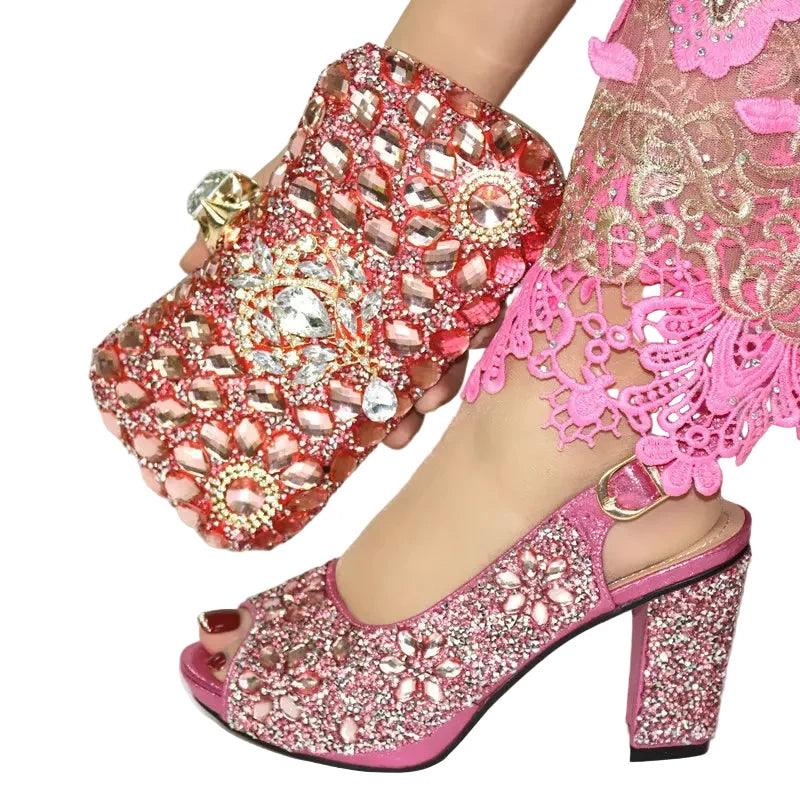 Women's Shoes and Bags To Match Set EDN104