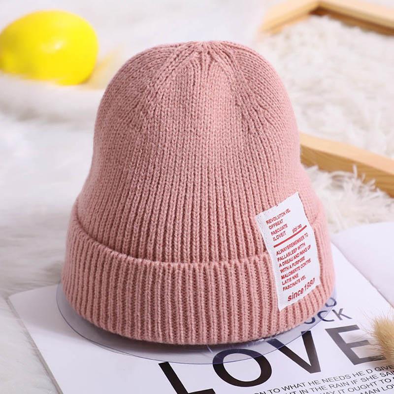 Winter Warm Baby Hat Fur Pompom Knitted Baby Hat Cap Infant Toddler Kids Hat Beanie In Modern Designer Style