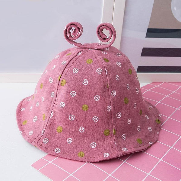 Baby Sun Hat Heart Print Baby Boy/Girl Hat Outdoor Kids Bucket Hat Children Hat Baby Beach Caps Beanie For Girls