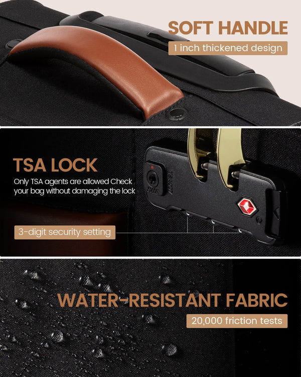 The Zymora™ Prime Suitcase by Camel Mountain – 45L, Fits Up To 16