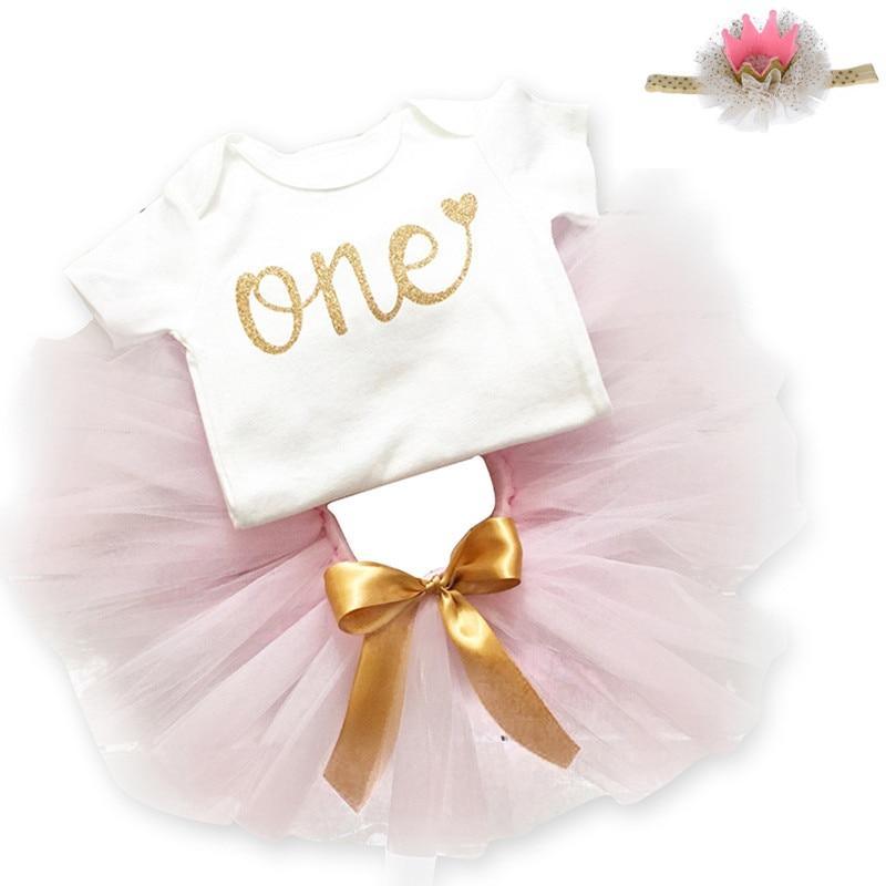 Unicorn Party Dresses For 1 Year Baby Girl Birthday Outfits FOr 1st Birthday Party