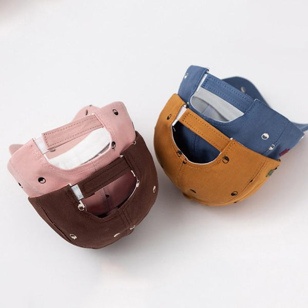 Cute Cotton Baby Hat Cap Kids Boy Adjustable Baseball Hats Children Snapback Hip-Hop Sun Hat