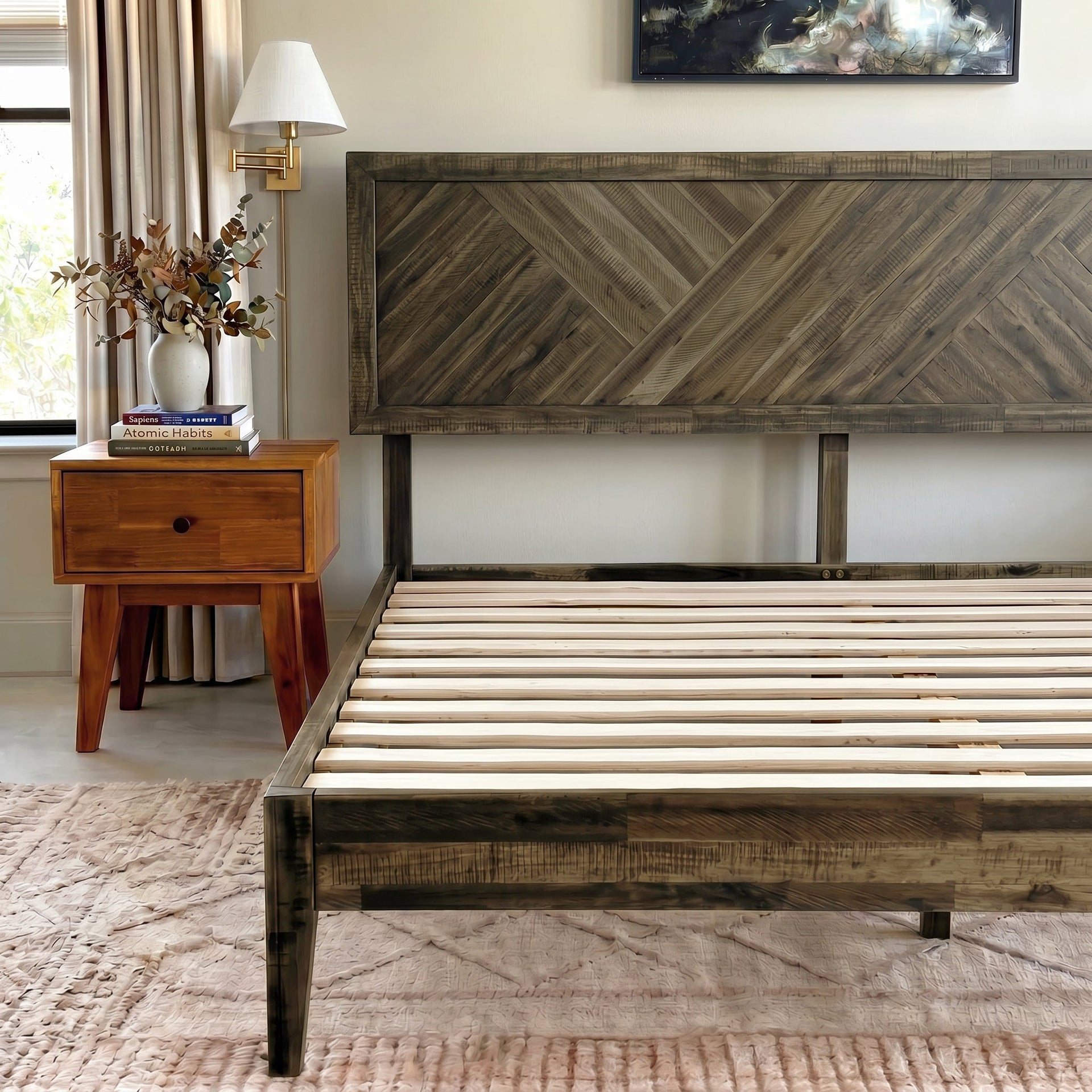 Sierra Solid Wood Bed Frame