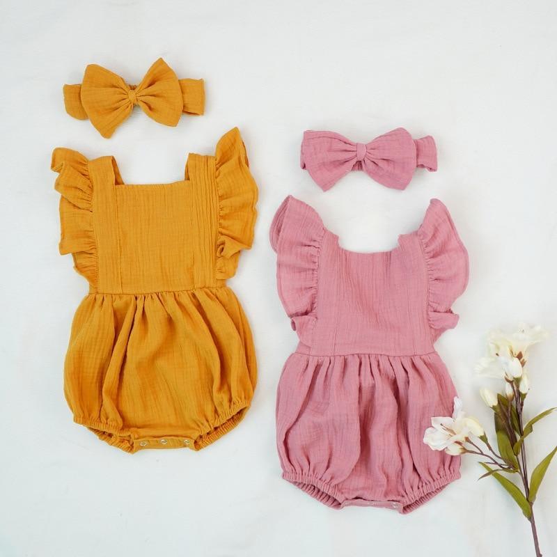 Newborn Bodysuits  Baby Clothes Summer Bodysuit Cotton One-Piece Jumpsuit Soft In elegant Modern Style