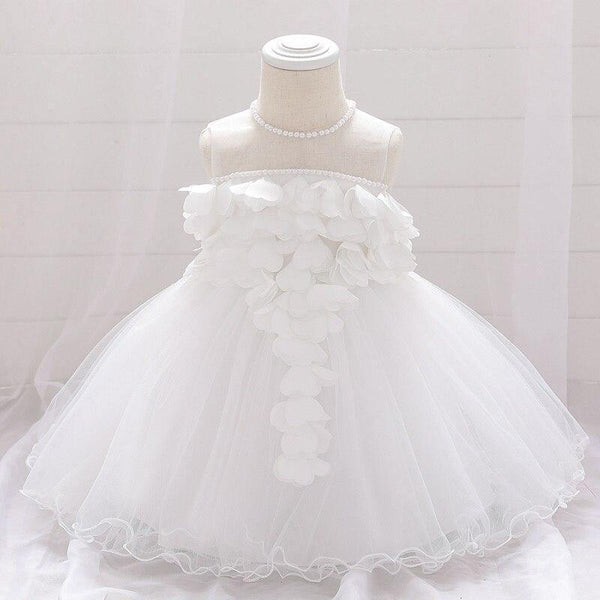 Luxury Modern Designer Toddler Baby Girl Infant Princess Lace Tutu Dress Baby Girl Wedding Dress Kids Party Dress