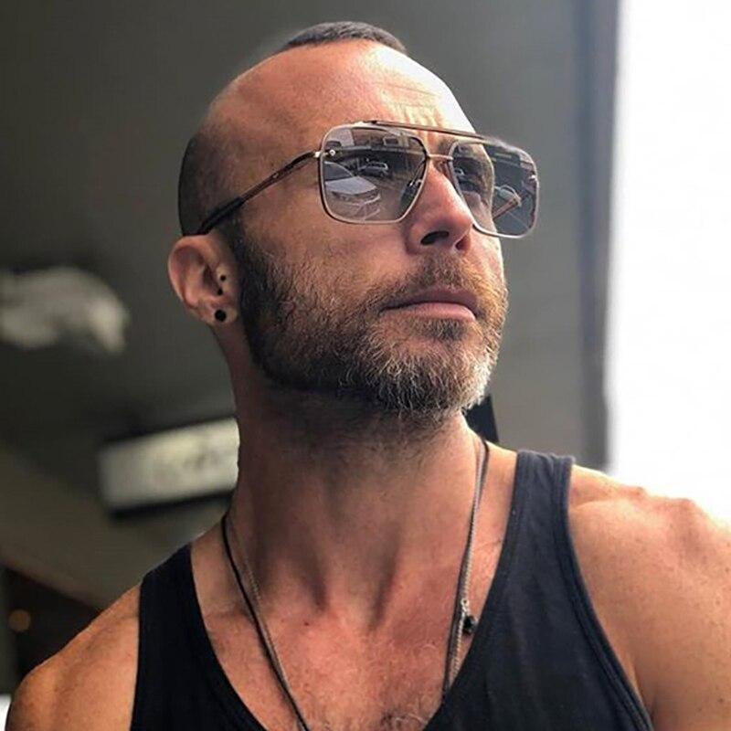 Luxury NEW TREND Classic Fashion Cool Men Sunglasses Brand New Vintage Design UV400 Oculos De Sol