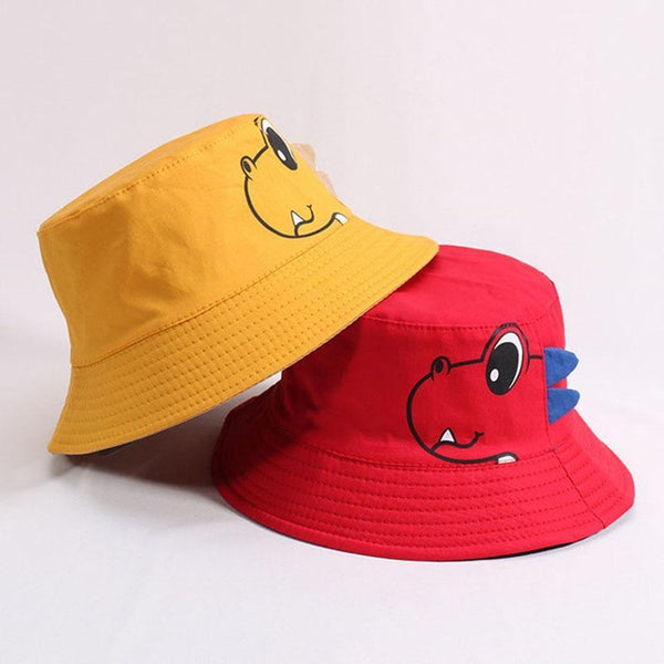Lovely Baby Hat Soft Cotton Bucket Hat For Baby Boys and Girls Cartoon Bear Star Prints Cap Kids Fishing Hat