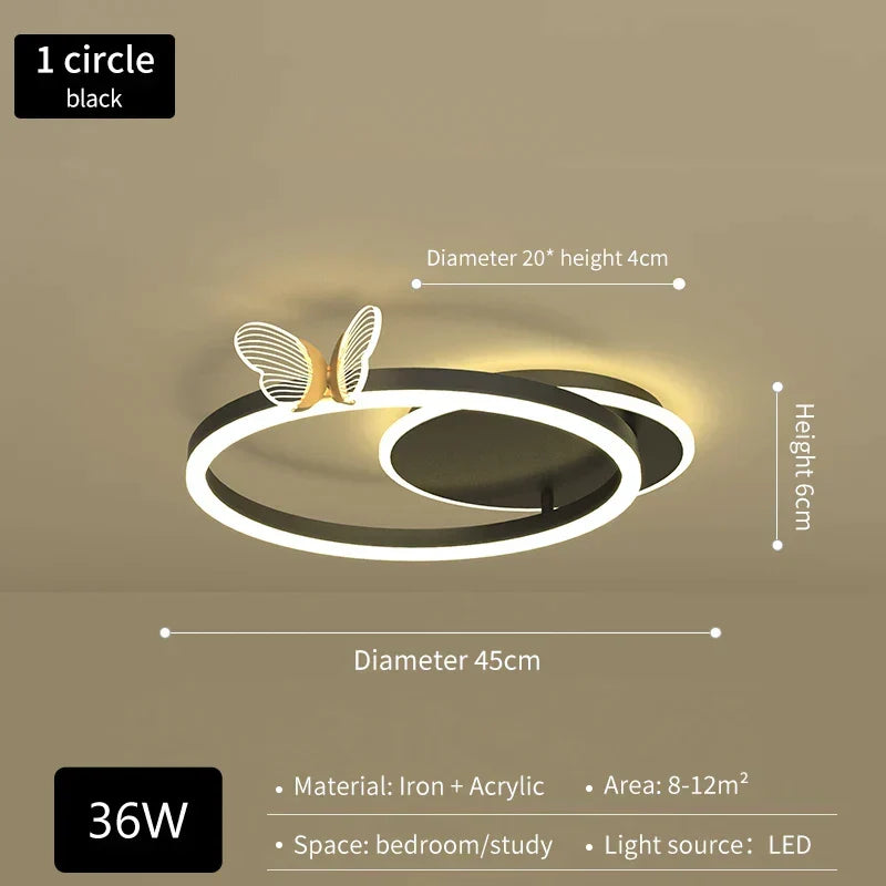 Butterfly LED Ceiling Lamp
