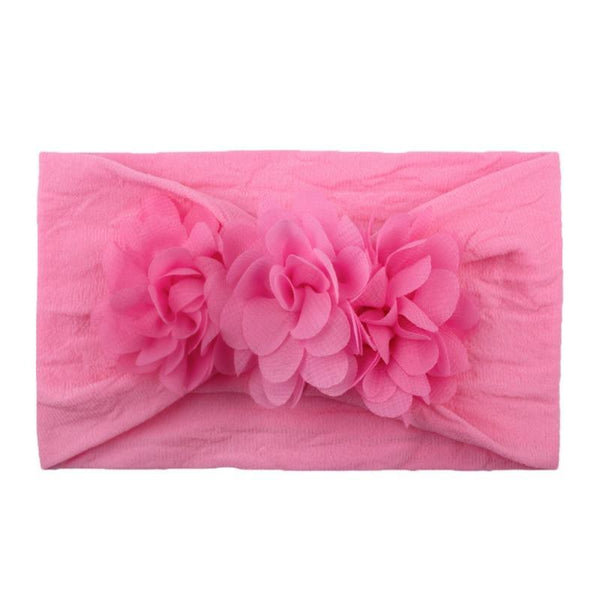 Lace Flower Baby Headbands For Girls Elastic Head Wraps Head Band Hair Accessories Bow For Girls Kids