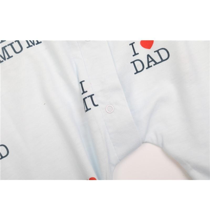 Love Letter Dad Unisex Romper Onesie  Born Baby Clothes Spring For Girls and Boys Baby