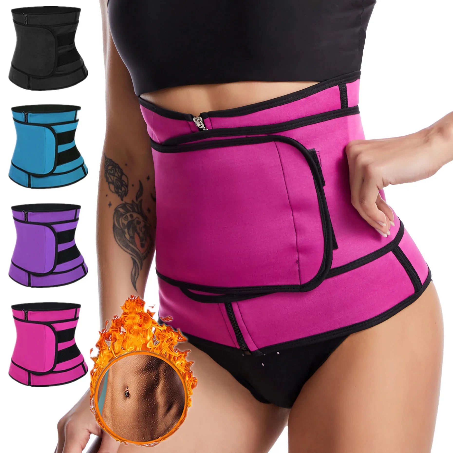 New Style Women's Body Sculptor Waist Shaping Device Neoprene Belly Band Waistband Slimming Waistband