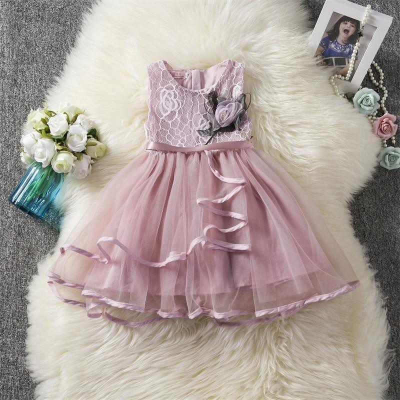 Luxury Toddler Girl Baby Clothing Dresses For 1 Year Birthday Christening Lace Girls Tulle  Infant Party Cake Smash Outfit Dress for Girls 1-6 Years