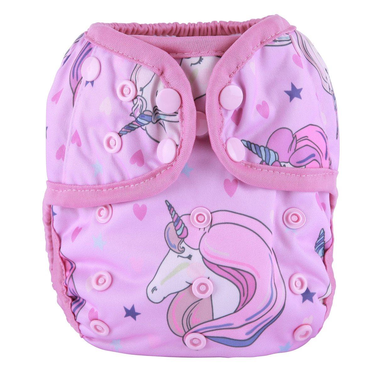 One Size Baby Cloth Diaper Cover Nappy Waterproof Double Gusset Design Adjustable Diapers For Babies