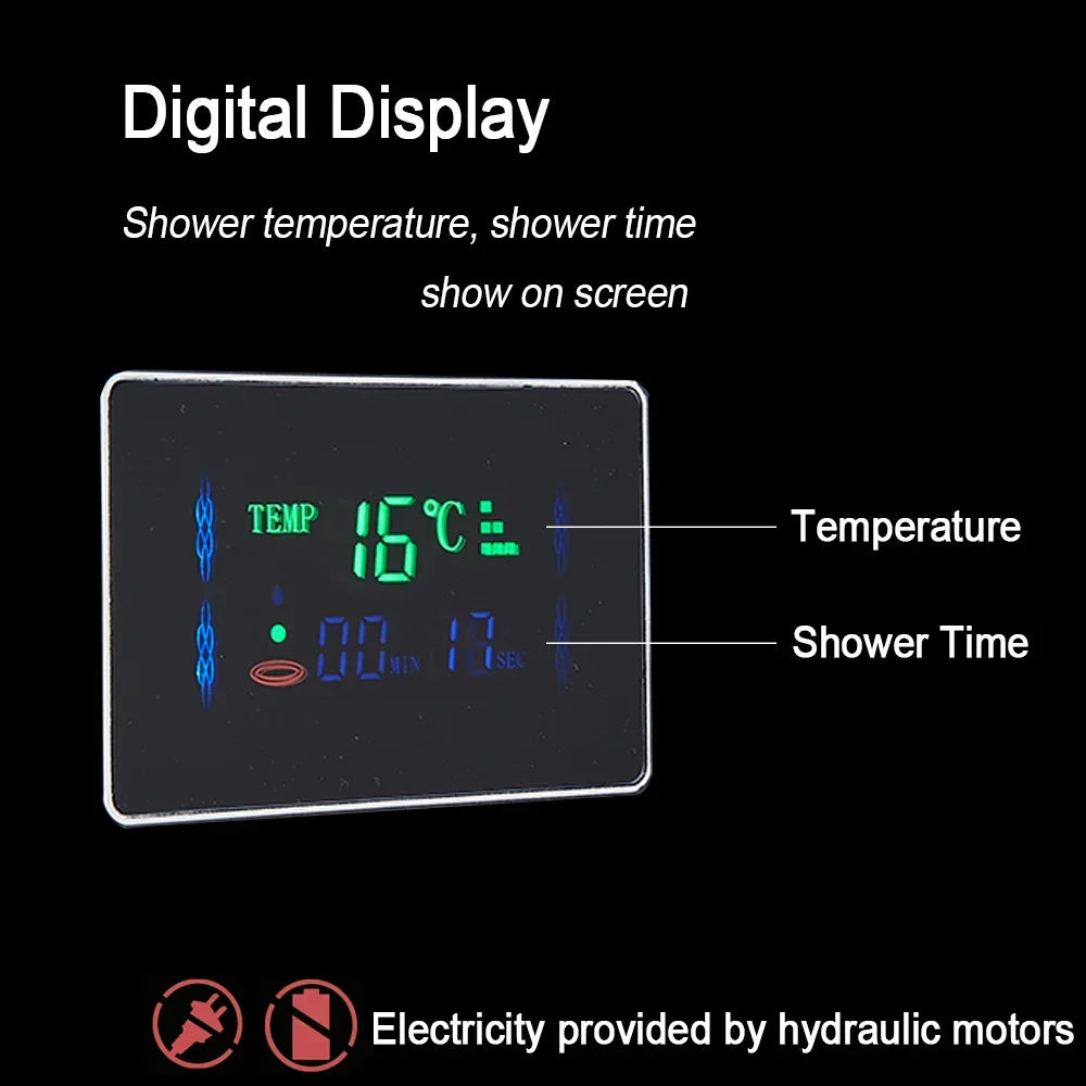 LED Rainfall Shower System