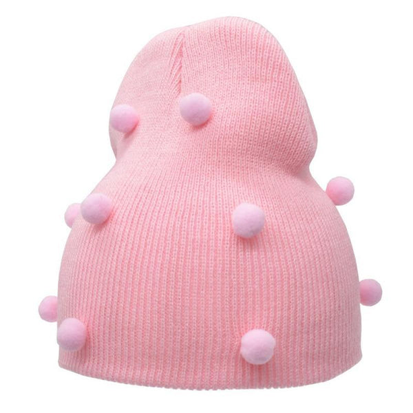 Baby Winter Cap Baby Soft Warm Hat Cap Knit Baby Cap Soft Elastic Children Casual Warm Cap For Boys and Girls