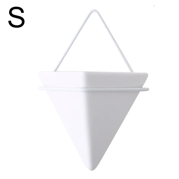 Wall Mounted Flower Pot, Hanging Vases, Self Water-Absorbing Planter, Room Decoration, Drop Shipping, New