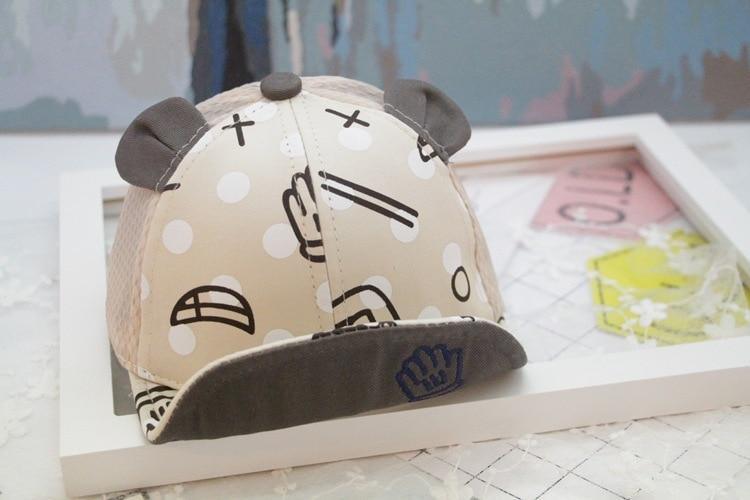 Baby Sun Hat Cotton Cartoon Baby Summer Cap Infant Soft Baseball Cap For Girls And Boy