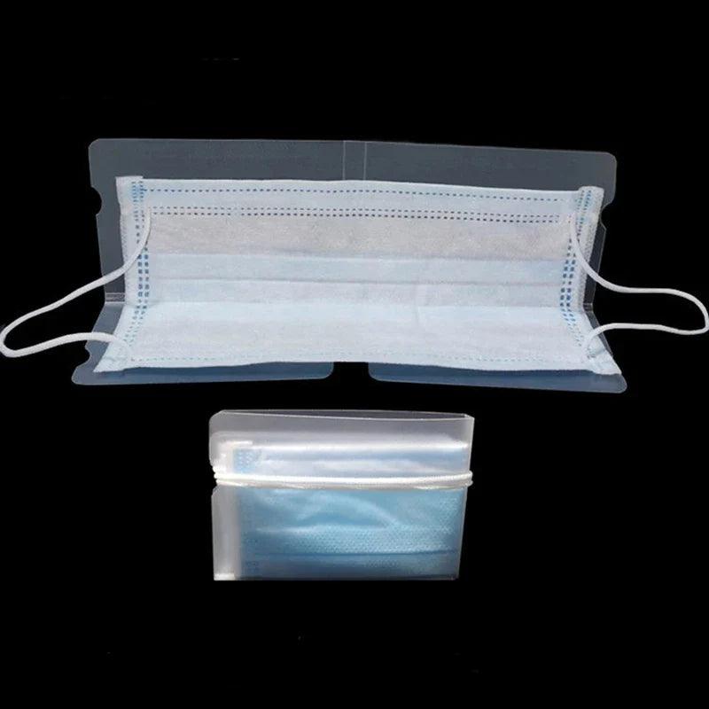 Dustproof Mask Folder Container Foldable Face Masks Folder Clip Safe Pollution Disposable Mask Storage Case Box Organizer