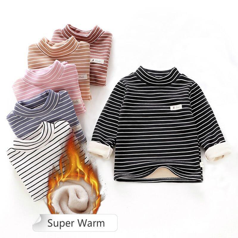 Modern Luxury Toddler Warm Sweater Baby Long Sleeve Outfit Tracksuit Kids Shirt Clothes For Boys And Girls Kids