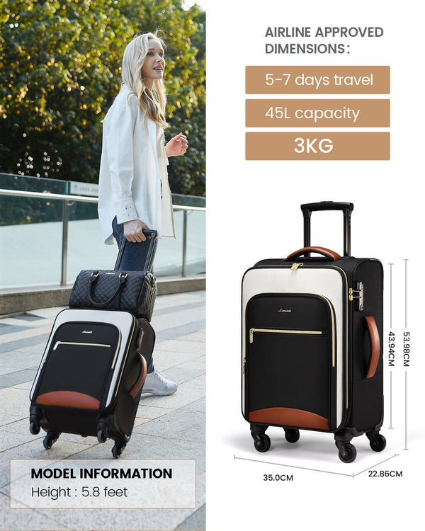 The Zymora™ Prime Suitcase by Camel Mountain – 45L, Fits Up To 16