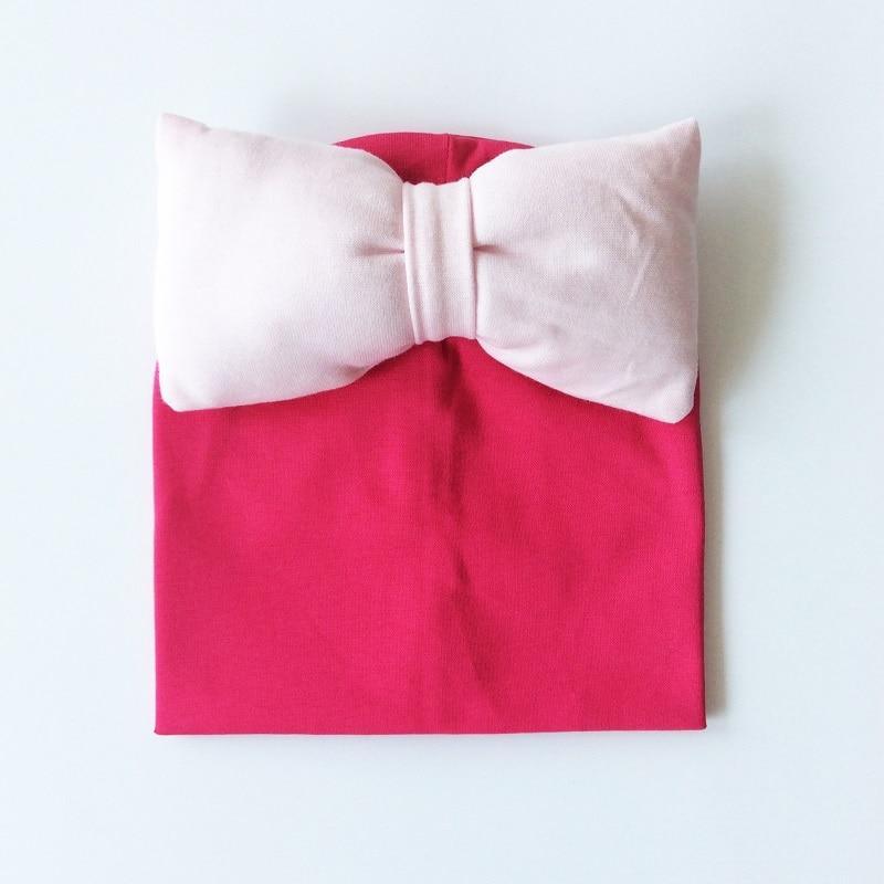 Luxury Modern Autumn Winter Girls Foam Butterfly Cotton Hat And Scarf Set For Kids Baby Caps With Big Bow And Elegant Scarf For Baby and Kids