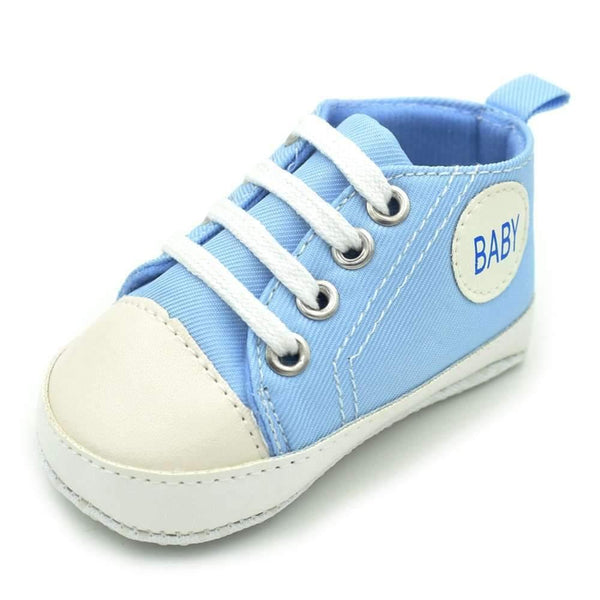Classic Canvas Newborn Baby Boys Girls First Walkers Toddler Soft Sole Anti-slip Sneakers