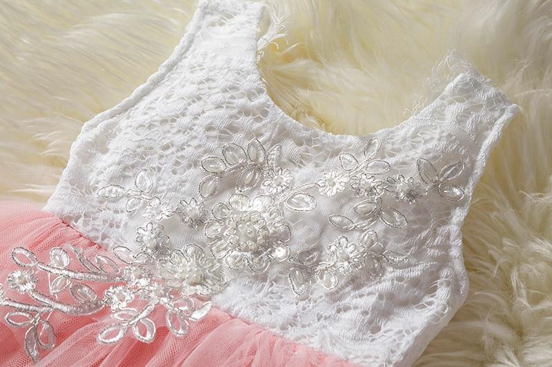 Luxury Toddler Girl Baby Clothing Dresses For 1 Year Birthday Christening Lace Girls Tulle  Infant Party Cake Smash Outfit Dress for Girls 1-6 Years