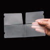 Dustproof Mask Folder Container Foldable Face Masks Folder Clip Safe Pollution Disposable Mask Storage Case Box Organizer - 1pc / Transparent