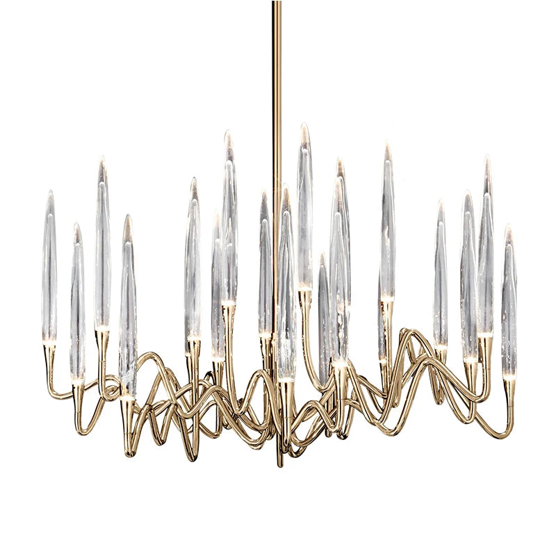 2024 Modern Luxury Light LED Crystal Chandelier Tree Branch Wedding Decoration Lamp For Dining Room Bedroom Winfordo IN STOCK
