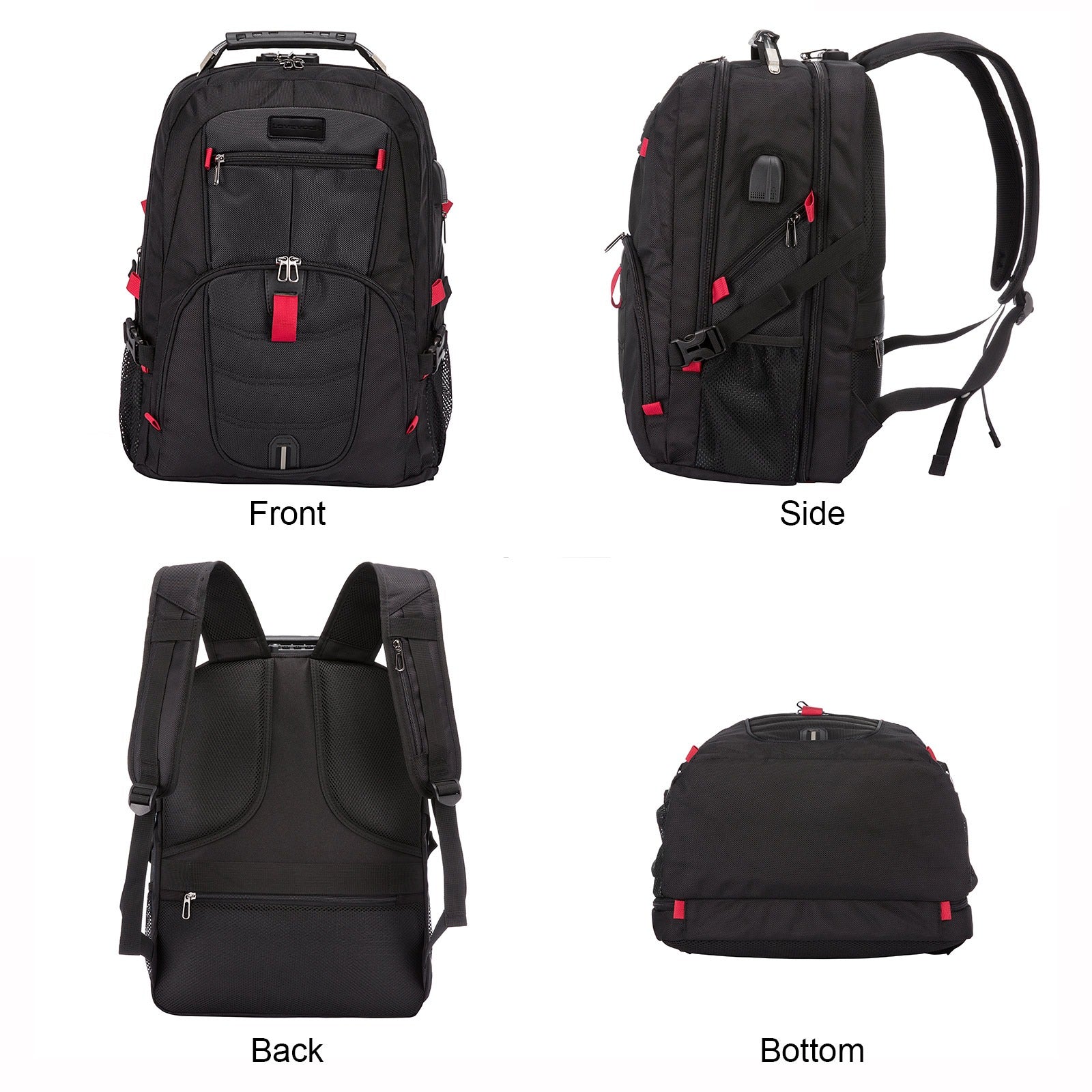 The Quinox™ Platinum Backpack by Camel Mountain – 40L & 45L, Fits 16