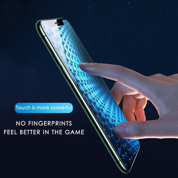 3pcs Full Cover Protective Glass On For Iphone 11 12 13 14 Pro Max Screen Protector For Iphone X Xr Xs Max 7 8 6s Plus Se Glass Full Screen Protector Edge To Edge Full Screen Coverage