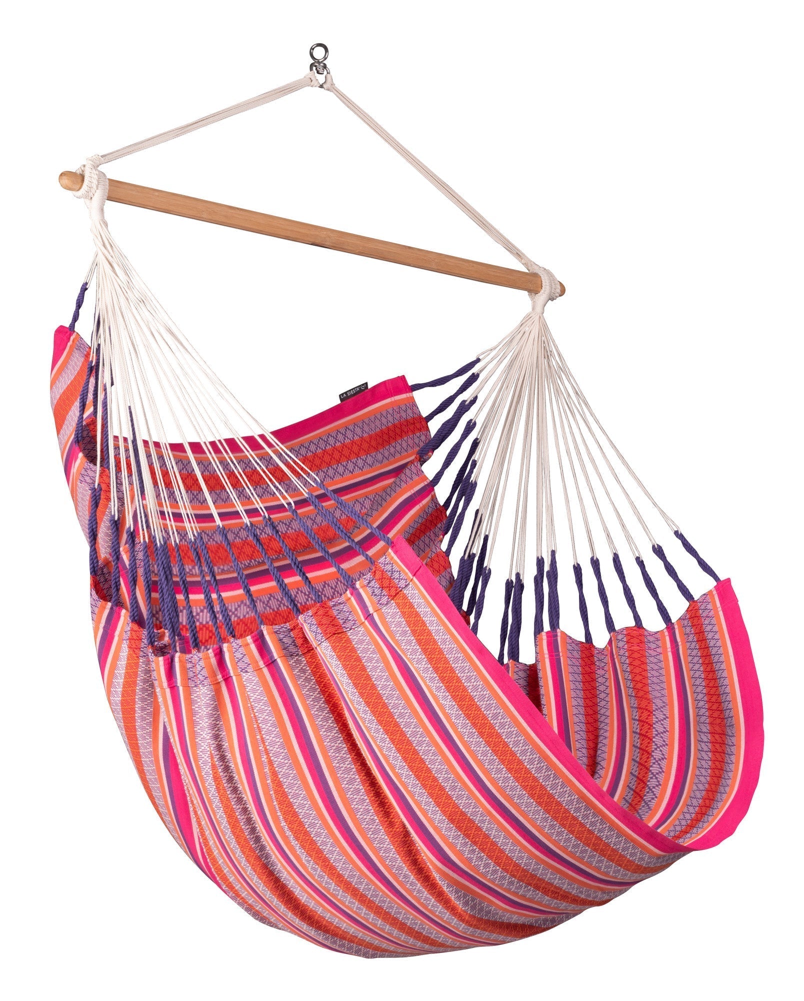 Habana Flamingo - Organic Cotton Comfort Hammock Chair LA SIESTA