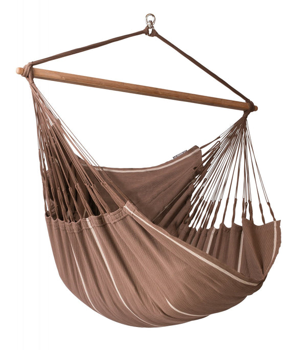 Habana Chocolate - Organic Cotton Kingsize Hammock Chair LA SIESTA