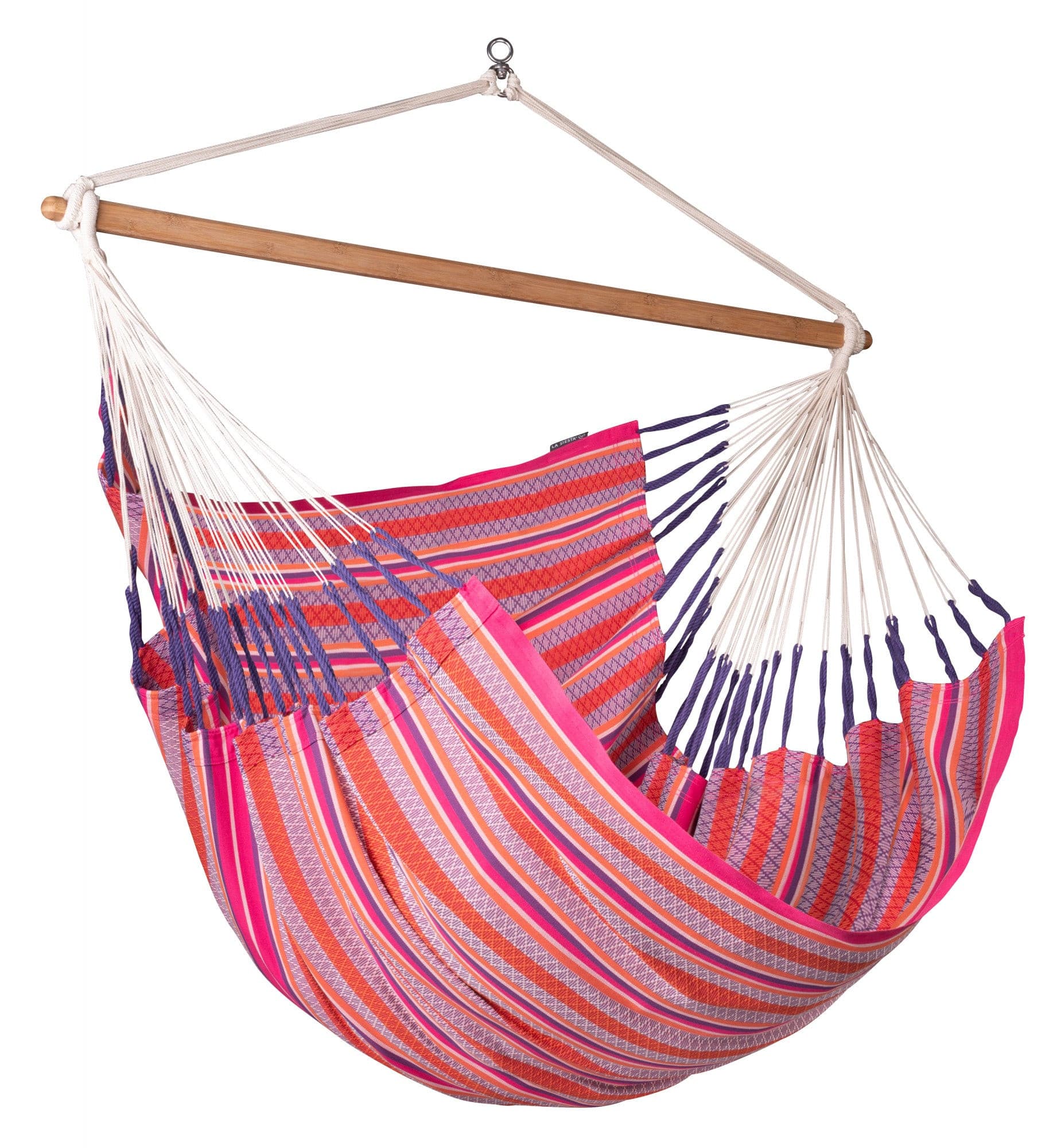 Habana Flamingo - Organic Cotton Kingsize Hammock Chair LA SIESTA