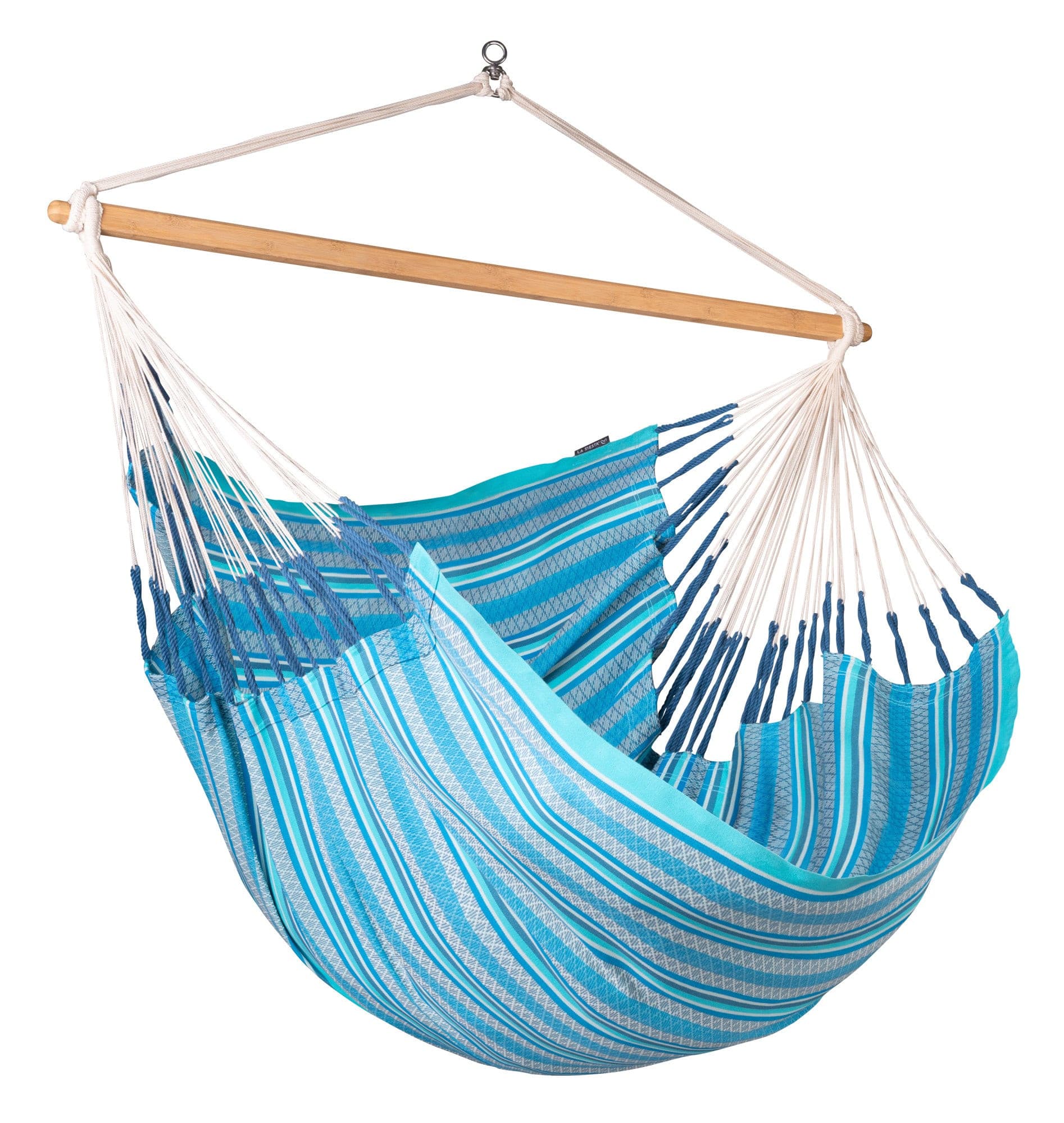 Habana Azure - Organic Cotton Kingsize Hammock Chair LA SIESTA