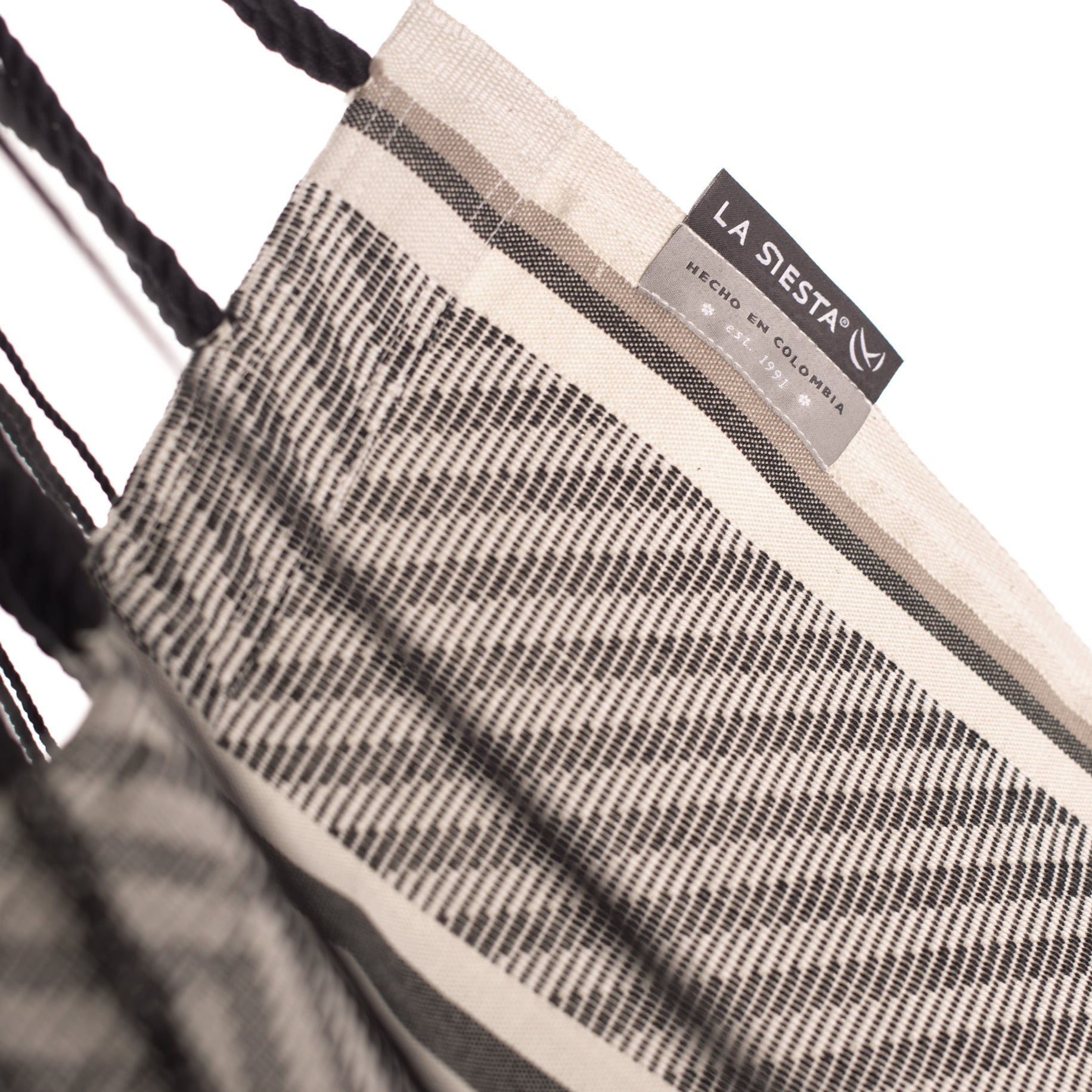 Habana Zebra - Organic Cotton Kingsize Hammock Chair LA SIESTA