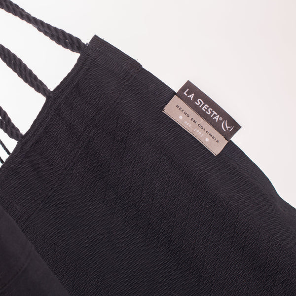 Habana Onyx - Organic Cotton Kingsize Hammock Chair LA SIESTA